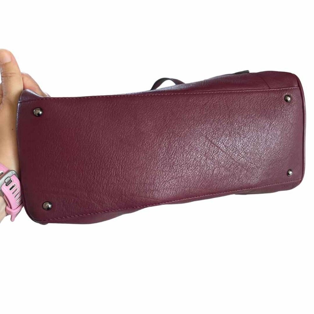 Aimee Kestenberg Burgundy Satchel - Picture 5 of 5